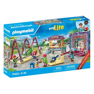 Set figurek a příslušenství Playmobil 71452 Zábavní park