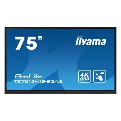 Velkoformátový displej 75" iiyama ProLite TE7512MIS-B3AG