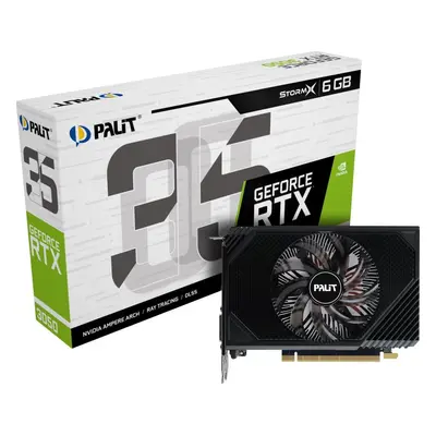 Grafická karta PALIT GeForce RTX 3050 StormX 6GB GDDR6