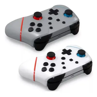 Herní ovladač Armor3 NuChamp Wireless Controller Pack for Nintendo Switch (2in1) (White, Silver)