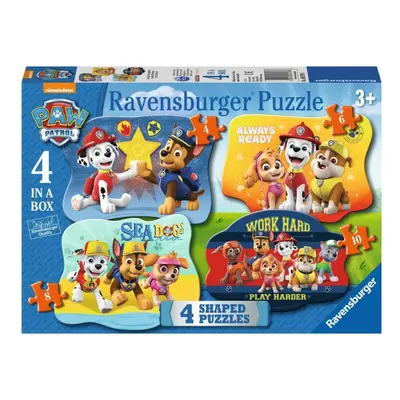 RAVENSBURGER Puzzle Tlapková patrola 4v1 (4,6,8,10 dílků)