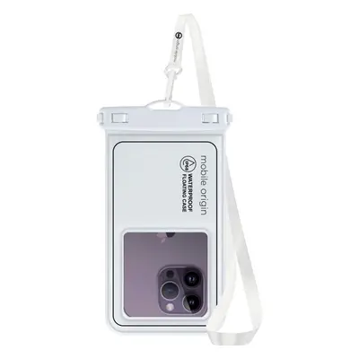 Vodotěsné pouzdro Mobile Origin Waterproof Floating Case 6.8" White/Black