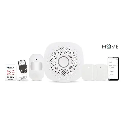 Zabezpečovací systém iGET HOME Alarm X1 - inteligentní zabezpečovací systém Wi-Fi, aplikace iGET