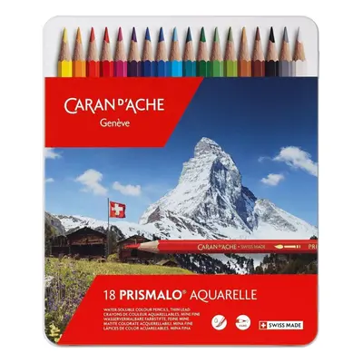 Pastelky CARAN D'ACHE Prismalo Aquarelle 18 barev