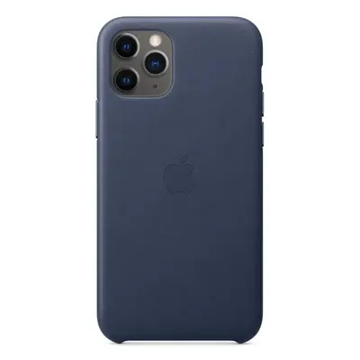 Kryt na mobil Apple iPhone 11 Pro Kožený kryt půlnočně modrý