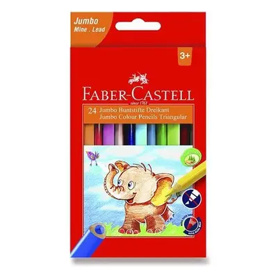 Pastelky FABER-CASTELL Extra JUMBO 24 barev