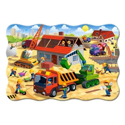 CASTORLAND Puzzle Stavba domu MAXI 20 dílků