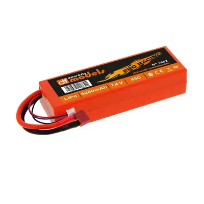 DF Models LiPo Aku 7,4V/5200mAh 45C Pro Racing T-Plug