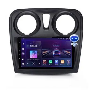 Autorádio Hizpo 2din Autorádio pro Renault Logan 2, Dacia Sandero 2014-2019 Android s GPS naviga