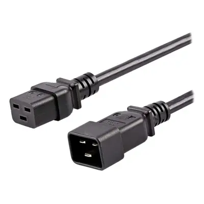 PremiumCord Kabel síťový prodlužovací 230V 16A 3m, konektory IEC 320 C19 - IEC 320 C20