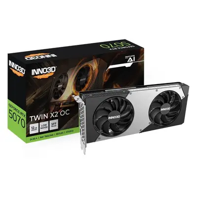 INNO3D GeForce RTX 5070 Twin X2 OC 12G N50702-12D7X-195064N