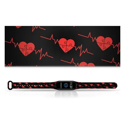 Mi-band.cz Náhradní náramek Mi band 3/4/5/6/7 EKG puzzle Barva: Vícebarevná, Pro Přístroj: Xiaom