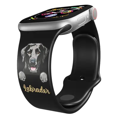 Apple watch řemínek Labradorský retrívr Rozměr: 38/40/41mm, barva pásku: černá