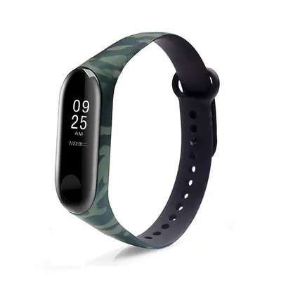 Xiaomi Zelená kamufláž náhradní náramek pro Mi Band 3/4