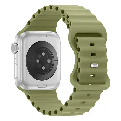 Vroubkovaný řemínek pro Apple Watch 38/40/41mm Barevná varianta: Khaki