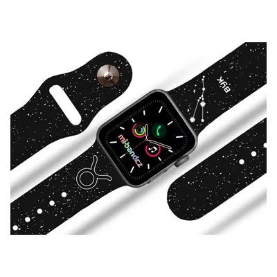 Mi-band.cz Apple watch řemínek 42/44/45 Znamení zvěrokruhu Rozměr: 42/44/45/49mm, znamení: býk