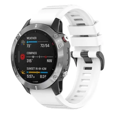 QuickFit silikonový řemínek s přezkou 26mm Barevná varianta: Bílý