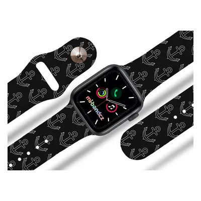 Mi-band.cz Apple watch řemínek Kotvičky Barva: Černá, Rozměr: 38/40/41mm MIBANDCZX02856