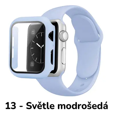 BPE Set 3v1 pro Apple Watch Velikost: 41mm, Barevná varianta: 13 - Světle Modrošedá, Velikost ře