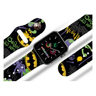 Apple watch řemínek Batman - Graffiti 2 Rozměr: 42/44/45/49mm