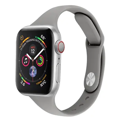 Silikonový tenký řemínek pro Apple Watch 38/40/41mm Barevná varianta: Šedý