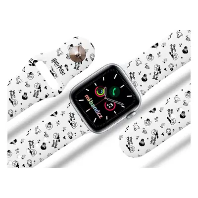 Apple watch řemínek Harry potter - Postavičky Rozměr: 38/40/41 mm, barva pásku: bílá