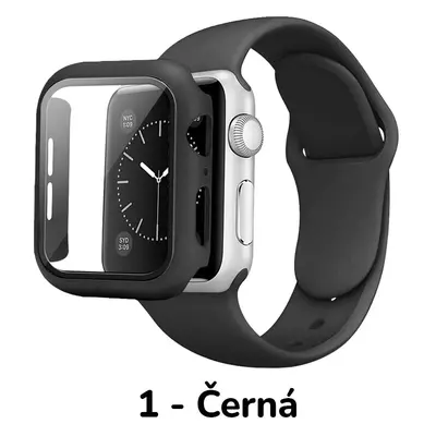 BPE Set 3v1 pro Apple Watch Velikost: 42mm, Barevná varianta: 1 - Černá, Velikost řemínku: M/L (