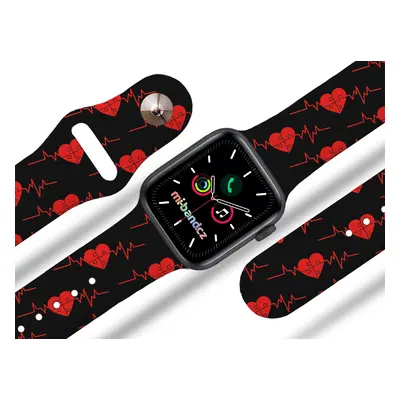 Mi-band.cz Apple watch řemínek EKG puzzle Barva: Černá, Rozměr: 42/44/45/49mm MIBANDCZX02923