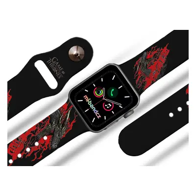 Game of Thrones Apple watch řemínek GOT 2 - Oheň a krev Rozměr: 38/40/41mm