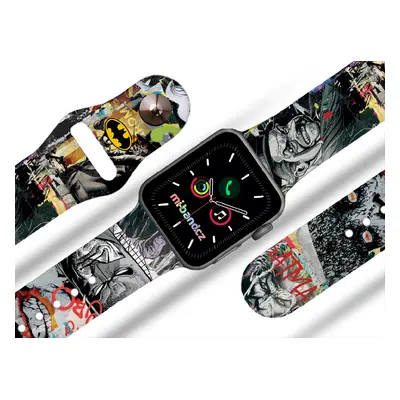 Apple watch řemínek Batman 31 - Batman, Joker a Penguin Rozměr: 42/44/45/49mm