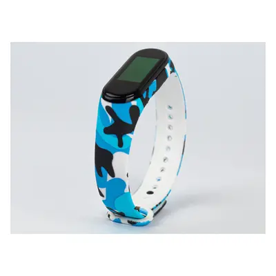 Světle modrá kamufláž náhradní náramek Mi Band 3/4