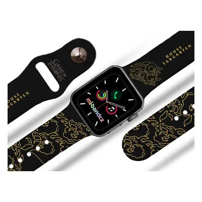 Game of Thrones Apple watch řemínek GOT 5 - rod targaryenů Rozměr: 42/44/45/49mm