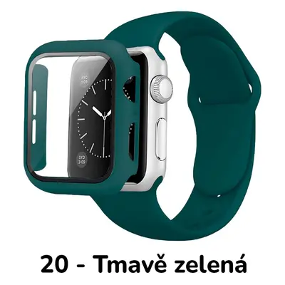 BPE Set 3v1 pro Apple Watch Velikost: 38mm, Barevná varianta: 20 - Tmavě Zelená, Velikost řemínk