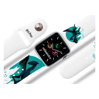 Apple watch řemínek Harry Potter - Testrál Rozměr: 42/44/45/49mm, barva pásku: bílá