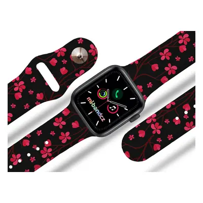 Mi-band.cz Apple watch řemínek Sakura Barva: Černá, Rozměr: 38/40/41mm MIBANDCZX02866