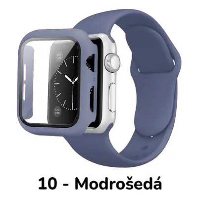 BPE Set 3v1 pro Apple Watch Velikost: 38mm, Barevná varianta: 10 - Modrošedá, Velikost řemínku: 