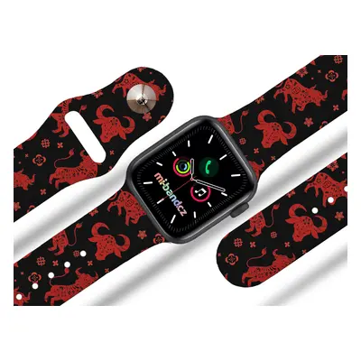 Mi-band.cz Apple watch řemínek Buvol Barva: Černá, Rozměr: 42/44/45/49mm MIBANDCZX02961