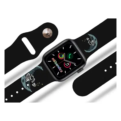 Mi-band.cz Apple watch řemínek Těžba bitcoinu Barva: Černá, Rozměr: 42/44/45/49mm MIBANDCZX02859