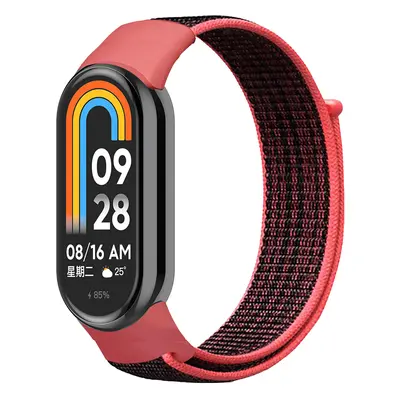 Náhradní náramek SportNylon Mi band 8/9 Barva: Červeno-Černá, Pro Přístroj: Xiaomi Mi Band 8/9