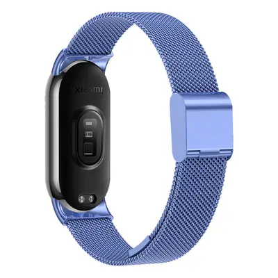 Milánský tah celokovový náhradní náramek Mi band 8/9 Barva: modrý, Pro Přístroj: Xiaomi Mi Band 