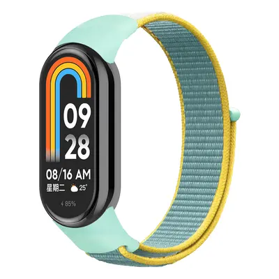 Náhradní náramek SportNylon Mi band 8/9 Barva: Tyrkysovo-Žlutá, Pro Přístroj: Xiaomi Mi Band 8/9