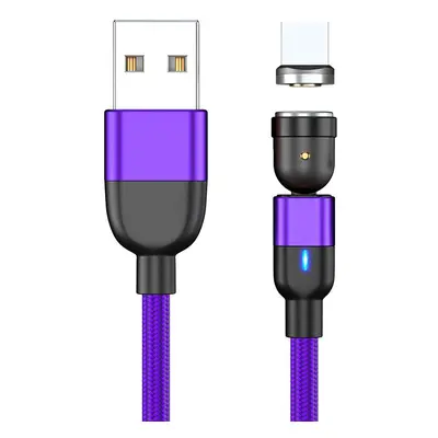 Kryt Magnetický nabíjecí kabel 3v1 (USB-C + Lightning + Micro USB) Barevná varianta: Fialová