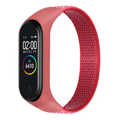 Náhradní náramek Mi band 3/4/5/6/7 SportNylon Barva: Červeno-Oranžová, Pro Přístroj: Xiaomi Mi b