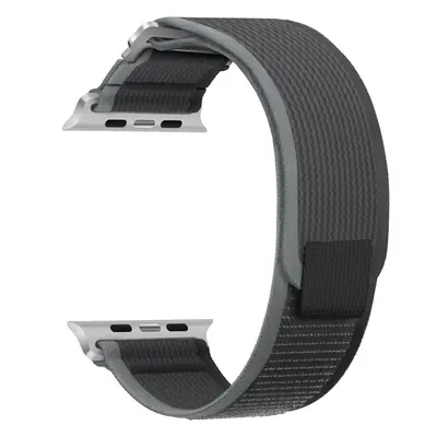 Nylonový řemínek se stahovacím poutkem a sponou pro Apple Watch 42/44/45/46/49mm Barva: Šedo-čer