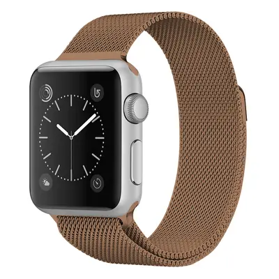 Milánský tah magnetický pro Apple Watch 42/44/45/46/49mm Barevná varianta: Hnědá