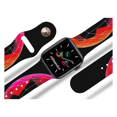 Mi-band.cz Apple watch řemínek Růžová planetka Barva: Černá, Rozměr: 38/40/41mm MIBANDCZX02862