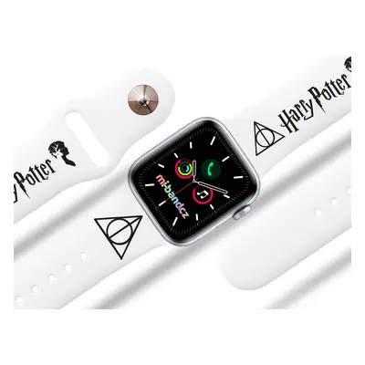 Apple watch řemínek Harry Potter - Relikvie smrti 3 Rozměr: 42/44/45/49mm, barva pásku: bílá