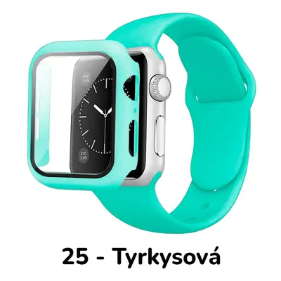 BPE Set 3v1 pro Apple Watch Velikost: 42mm, Barevná varianta: 25 - Tyrkysová, Velikost řemínku: 