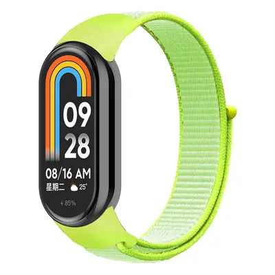 Náhradní náramek SportNylon Mi band 8/9 Barva: Světle žluto-zelená, Pro Přístroj: Xiaomi Mi Band