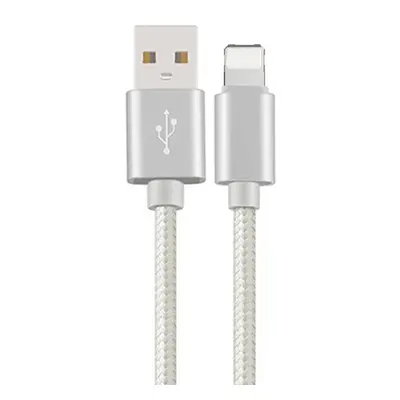 Pletený kabel 3m USB na lightning Barva: Bílý